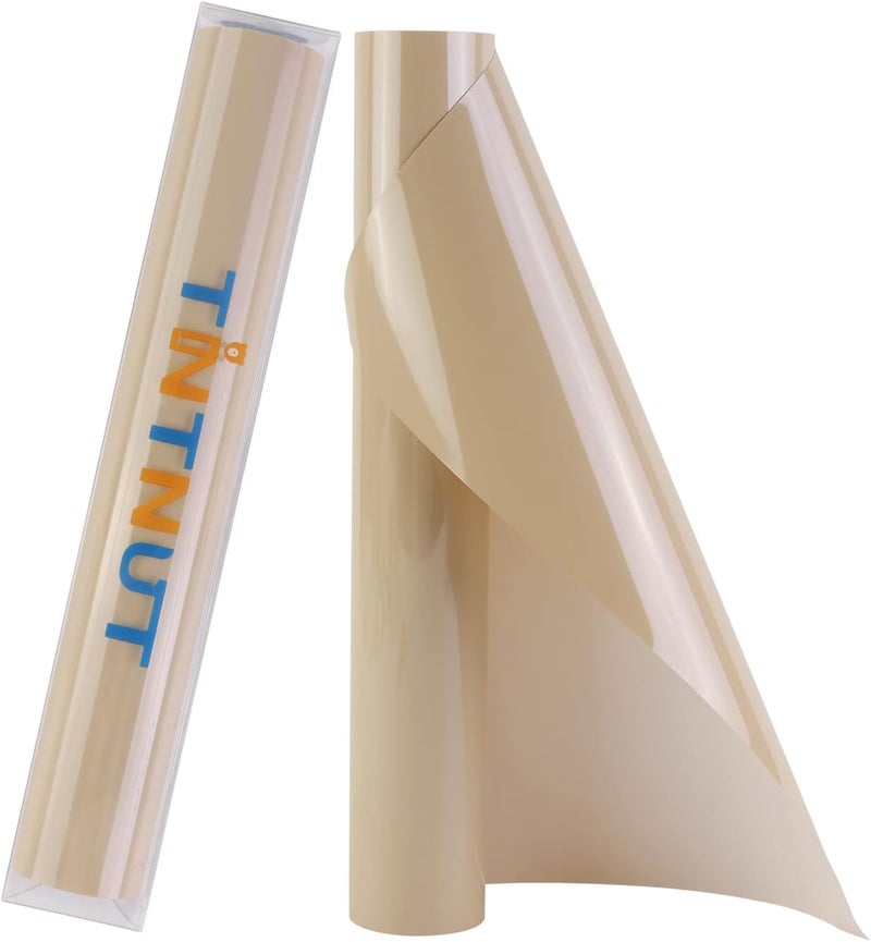 Tintnut Cream HTV Vinyl - 10 inches x 6ft Heat Transfer Vinyl Nude Vinyl Bundle Brown HTV Iron On Vinyl for T-Shirts DIY Compatible with Cricut Or Silhoutte Cameo - Image 1